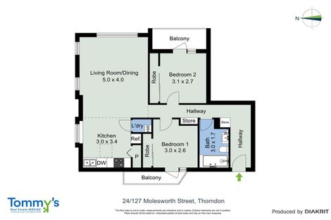 Photo of property in Westhaven Apartments, 24/127u Molesworth Street, Thorndon, Wellington, 6011