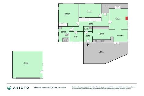 Photo of property in 66 Great North Road, Saint Johns Hill, Whanganui, 4500
