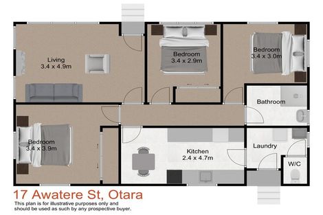 Photo of property in 17 Awatere Street, Clover Park, Auckland, 2023
