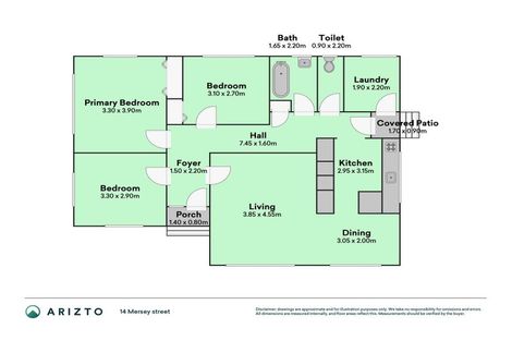 Photo of property in 14 Mersey Street, South Hill, Oamaru, 9400