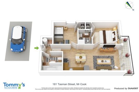 Photo of property in Detroit Apartments, 302/181u Tasman Street, Mount Cook, Wellington, 6021