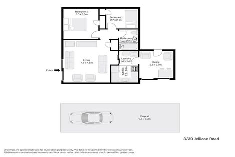 Photo of property in 3/30 Jellicoe Road, Manurewa, Auckland, 2102