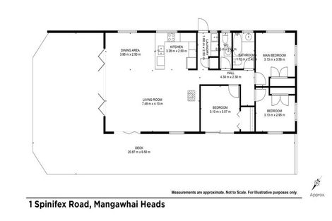 Photo of property in 1 Spinifex Road, Mangawhai Heads, Mangawhai, 0505