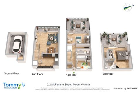 Photo of property in Mcfarlane Mews, 2u2 Mcfarlane Street, Mount Victoria, Wellington, 6011
