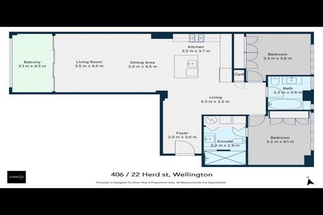 Photo of property in Chaffers Dock, 406/22 Herd Street, Te Aro, Wellington, 6011