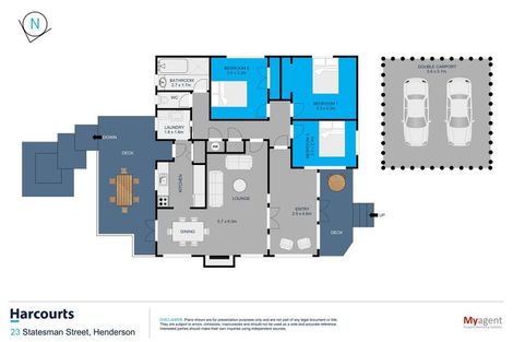 Photo of property in 23a Statesman Street, Henderson, Auckland, 0612
