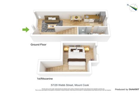 Photo of property in Urbane Apartments, 57/29 Webb Street, Mount Cook, Wellington, 6011