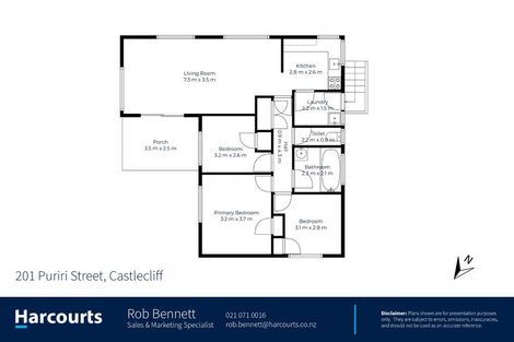 Photo of property in 201 Puriri Street, Castlecliff, Whanganui, 4501