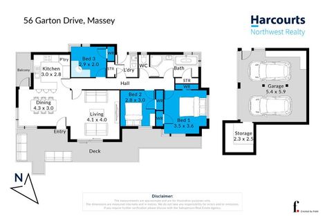 Photo of property in 56 Garton Drive, Massey, Auckland, 0614