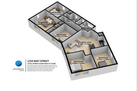 Photo of property in 54u1 May Street, Hamilton East, Hamilton, 3216