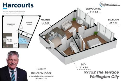 Photo of property in Hume House, 152u9 The Terrace, Wellington Central, Wellington, 6011