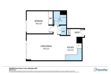 Photo of property in Vsp South, 704/168u Victoria Street, Te Aro, Wellington, 6011
