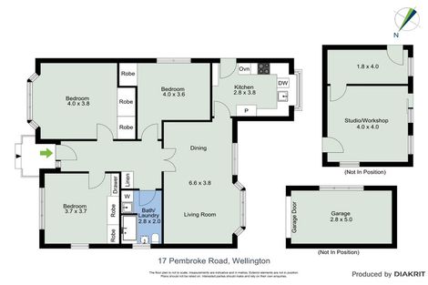 Photo of property in 17 Pembroke Road, Northland, Wellington, 6012