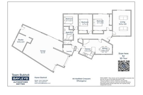 Photo of property in 44 Hadfield Crescent, College Estate, Whanganui, 4500