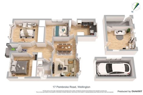 Photo of property in 17 Pembroke Road, Northland, Wellington, 6012