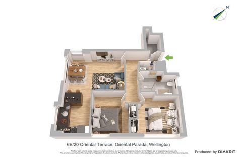 Photo of property in Jerningham Apartments, 20 Oriental Terrace, Oriental Bay, Wellington, 6011