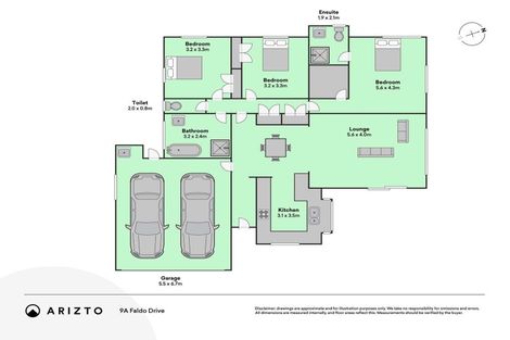 Photo of property in 1/9 Faldo Drive, Golflands, Auckland, 2013