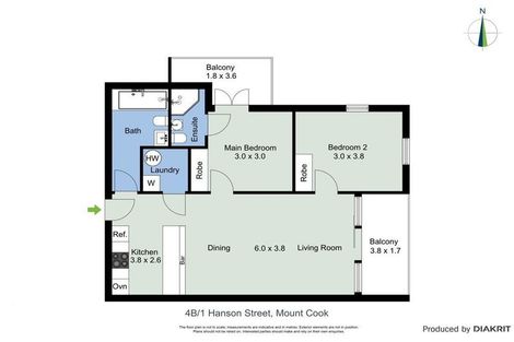 Photo of property in 4b/1 Hanson Street, Mount Cook, Wellington, 6021