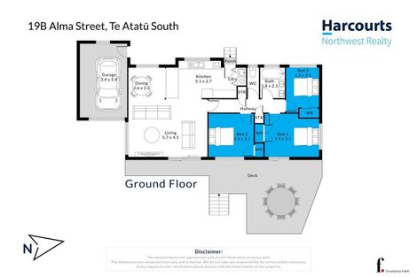 Photo of property in 19 Alma Street, Te Atatu South, Auckland, 0610