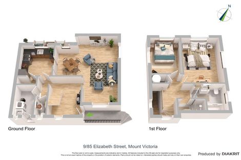 Photo of property in 85u9 Elizabeth Street, Mount Victoria, Wellington, 6011