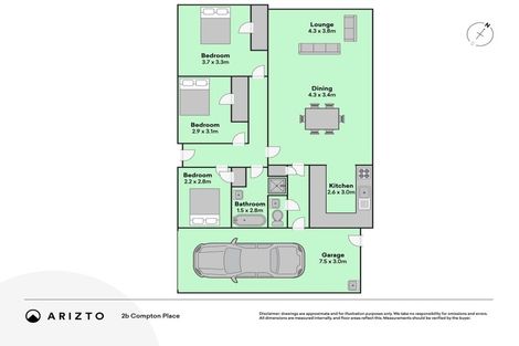 Photo of property in 2b Compton Place, Mount Maunganui, 3116