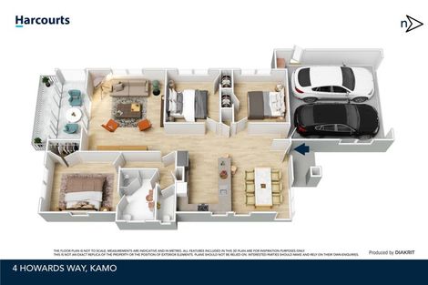 Photo of property in 4 Howards Way, Te Kamo, Whangarei, 0112