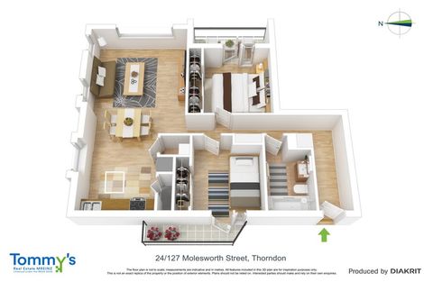 Photo of property in Westhaven Apartments, 24/127u Molesworth Street, Thorndon, Wellington, 6011