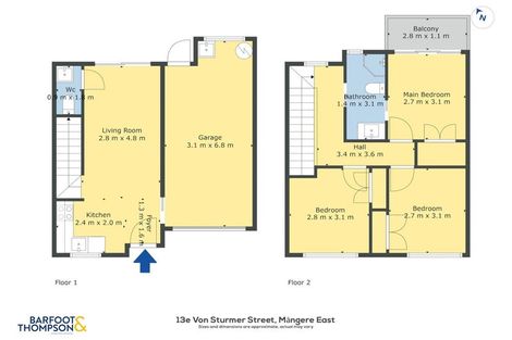 Photo of property in 13 Von Sturmer Street, Mangere East, Auckland, 2024