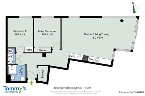 Photo of property in Vsp South, 406/168u Victoria Street, Te Aro, Wellington, 6011