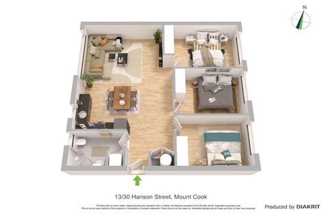 Photo of property in 13/30 Hanson Street, Mount Cook, Wellington, 6021