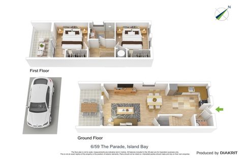 Photo of property in 6/59 The Parade, Island Bay, Wellington, 6023