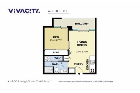 Photo of property in West Fitzroy, 2a/66 Armagh Street, Christchurch Central, Christchurch, 8013