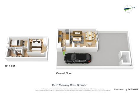Photo of property in Paddington Apartments, 15/15u Mckinley Crescent, Brooklyn, Wellington, 6021