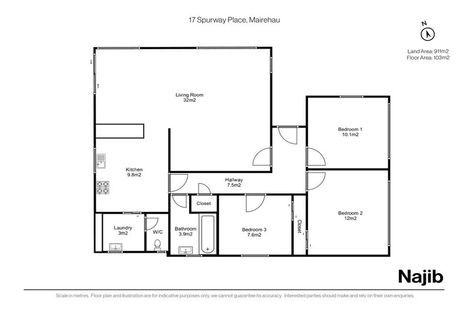 Photo of property in 17 Spurway Place, Mairehau, Christchurch, 8013