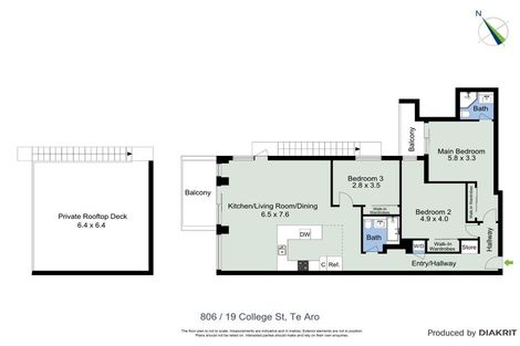 Photo of property in Trinity Apartments, 806/19 College Street, Te Aro, Wellington, 6011