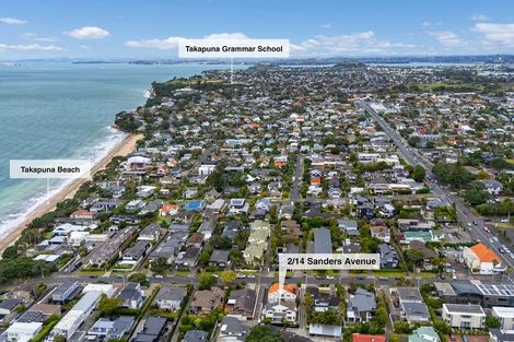 Photo of property in 2/14 Sanders Avenue, Takapuna, Auckland, 0622
