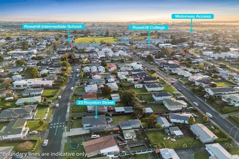 Photo of property in 23 Royston Street, Rosehill, Papakura, 2113