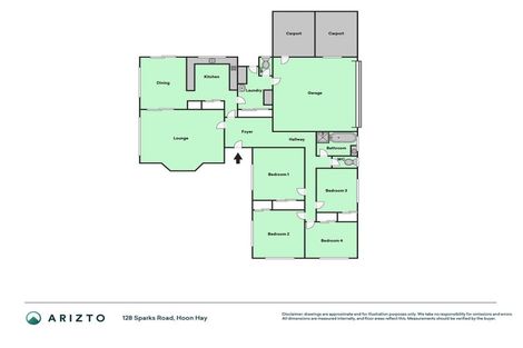 Photo of property in 128 Sparks Road, Hoon Hay, Christchurch, 8025