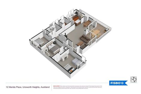 Photo of property in 12 Merida Place, Unsworth Heights, Auckland, 0632