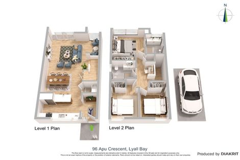 Photo of property in 96 Apu Crescent, Lyall Bay, Wellington, 6022