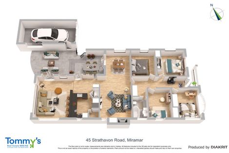 Photo of property in 45 Strathavon Road, Miramar, Wellington, 6022