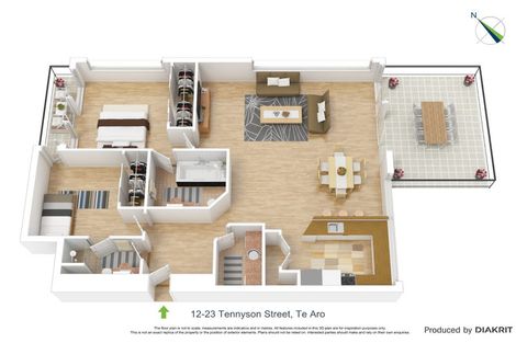 Photo of property in De Vere Apartments, 12/23 Tennyson Street, Te Aro, Wellington, 6011