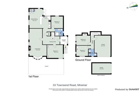 Photo of property in 33 Townsend Road, Miramar, Wellington, 6022