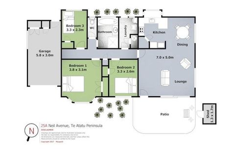 Photo of property in 25 Neil Avenue, Te Atatu Peninsula, Auckland, 0610