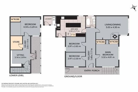 Photo of property in 58 Fairview Crescent, Kelburn, Wellington, 6012