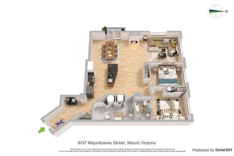 Photo of property in 37u9 Majoribanks Street, Mount Victoria, Wellington, 6011