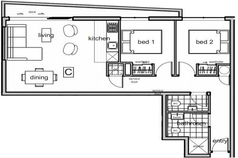Photo of property in Alpha Apartments, 503/4u Elizabeth Street, Mount Victoria, Wellington, 6011