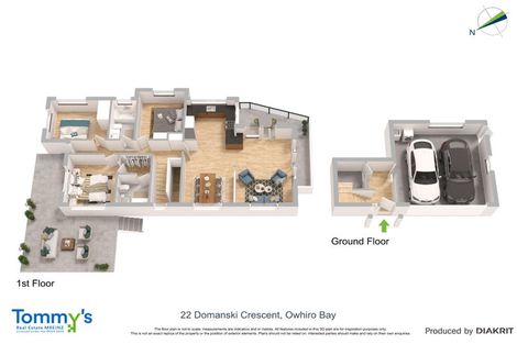Photo of property in 22 Domanski Crescent, Owhiro Bay, Wellington, 6023