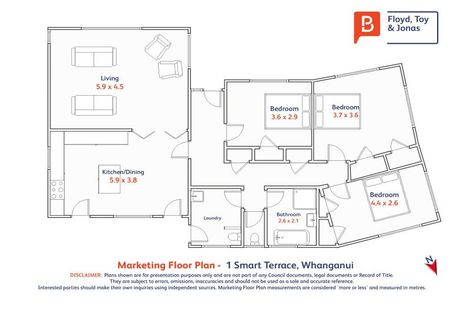 Photo of property in 1 Smart Terrace, Saint Johns Hill, Whanganui, 4500