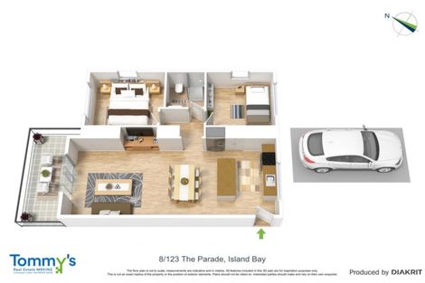 Photo of property in 8/123 The Parade, Island Bay, Wellington, 6023